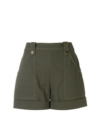 olivgrüne Shorts von Vanessa Seward