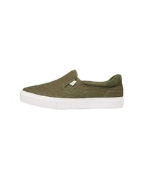olivgrüne Slip-On Sneakers von Marc O'Polo