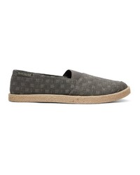 olivgrüne Slip-On Sneakers von Quiksilver