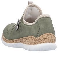 olivgrüne Slip-On Sneakers von Rieker