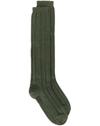 olivgrüne Socken