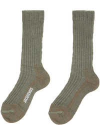 olivgrüne Socken von Jacquemus