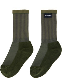 olivgrüne Socken von Jacquemus