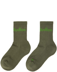 olivgrüne Socken von Acne Studios