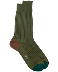 olivgrüne Socken von Paul Smith
