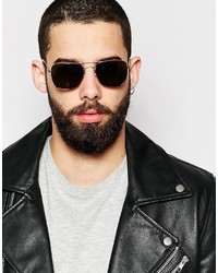 olivgrüne Sonnenbrille von Reclaimed Vintage