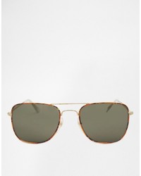 olivgrüne Sonnenbrille von Reclaimed Vintage