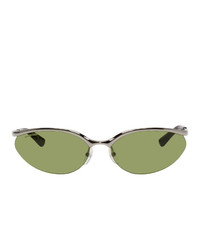 olivgrüne Sonnenbrille von Balenciaga