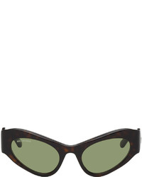 olivgrüne Sonnenbrille von Balenciaga