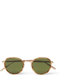 olivgrüne Sonnenbrille von Bottega Veneta