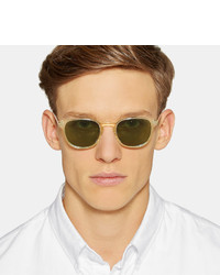 olivgrüne Sonnenbrille von Oliver Peoples