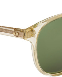 olivgrüne Sonnenbrille von Oliver Peoples