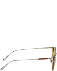 olivgrüne Sonnenbrille von Brunello Cucinelli