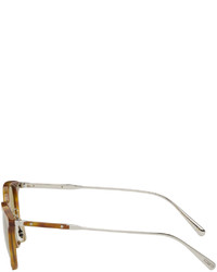 olivgrüne Sonnenbrille von Brunello Cucinelli