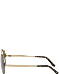 olivgrüne Sonnenbrille von Cartier