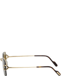 olivgrüne Sonnenbrille von Cartier