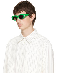 olivgrüne Sonnenbrille von Bottega Veneta