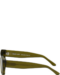 olivgrüne Sonnenbrille von Thierry Lasry