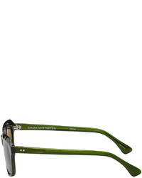 olivgrüne Sonnenbrille von Dries Van Noten
