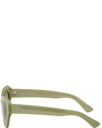 olivgrüne Sonnenbrille von Dries Van Noten