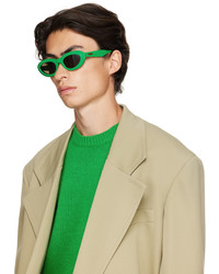 olivgrüne Sonnenbrille von Bottega Veneta