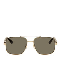 olivgrüne Sonnenbrille von Gucci