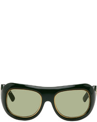 olivgrüne Sonnenbrille von Gucci