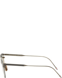 olivgrüne Sonnenbrille von Thom Browne