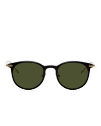 olivgrüne Sonnenbrille von Linda Farrow Luxe