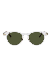 olivgrüne Sonnenbrille von Linda Farrow Luxe