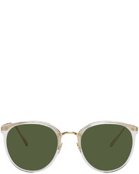 olivgrüne Sonnenbrille von Linda Farrow