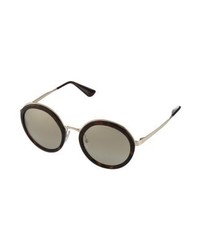 olivgrüne Sonnenbrille von Prada