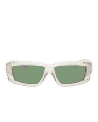 olivgrüne Sonnenbrille von Rick Owens