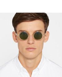 olivgrüne Sonnenbrille von Moscot