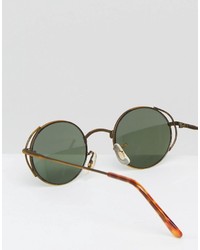 olivgrüne Sonnenbrille von Reclaimed Vintage