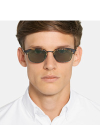 olivgrüne Sonnenbrille von Thom Browne