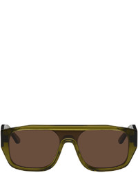 olivgrüne Sonnenbrille von Thierry Lasry