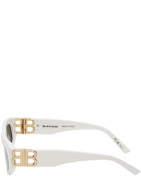 olivgrüne Sonnenbrille von Balenciaga