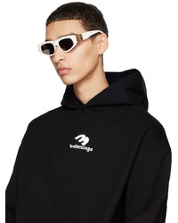 olivgrüne Sonnenbrille von Balenciaga