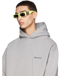 olivgrüne Sonnenbrille von Balenciaga