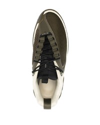 olivgrüne Sportschuhe von Balmain