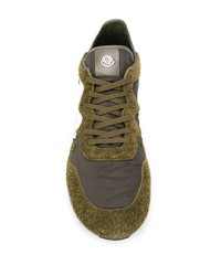 olivgrüne Sportschuhe von Moncler