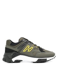 olivgrüne Sportschuhe von Hogan