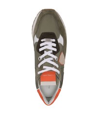 olivgrüne Sportschuhe von Philippe Model Paris