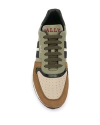 olivgrüne Sportschuhe von Bally