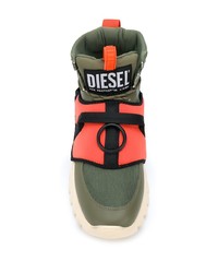 olivgrüne Sportschuhe von Diesel