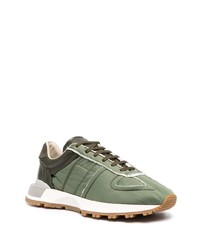 olivgrüne Sportschuhe von Maison Margiela