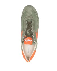 olivgrüne Sportschuhe von Diadora