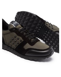 olivgrüne Sportschuhe von Valentino Garavani