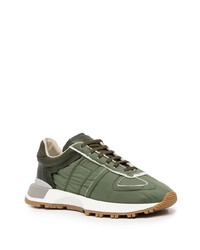 olivgrüne Sportschuhe von Maison Margiela